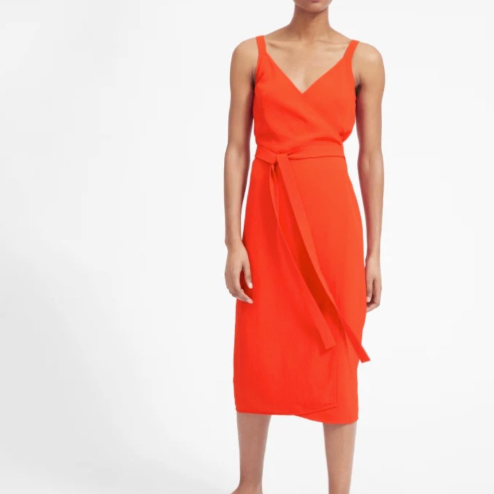 Everlane The Japanese GoWeave Tank Wrap Dress
